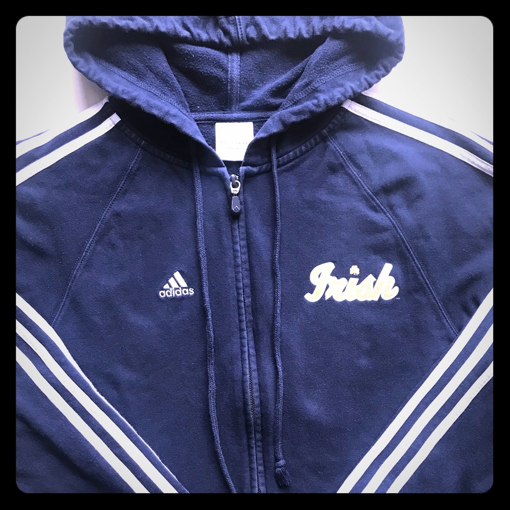{adidas} - Vintage Notre Dame Hoodie